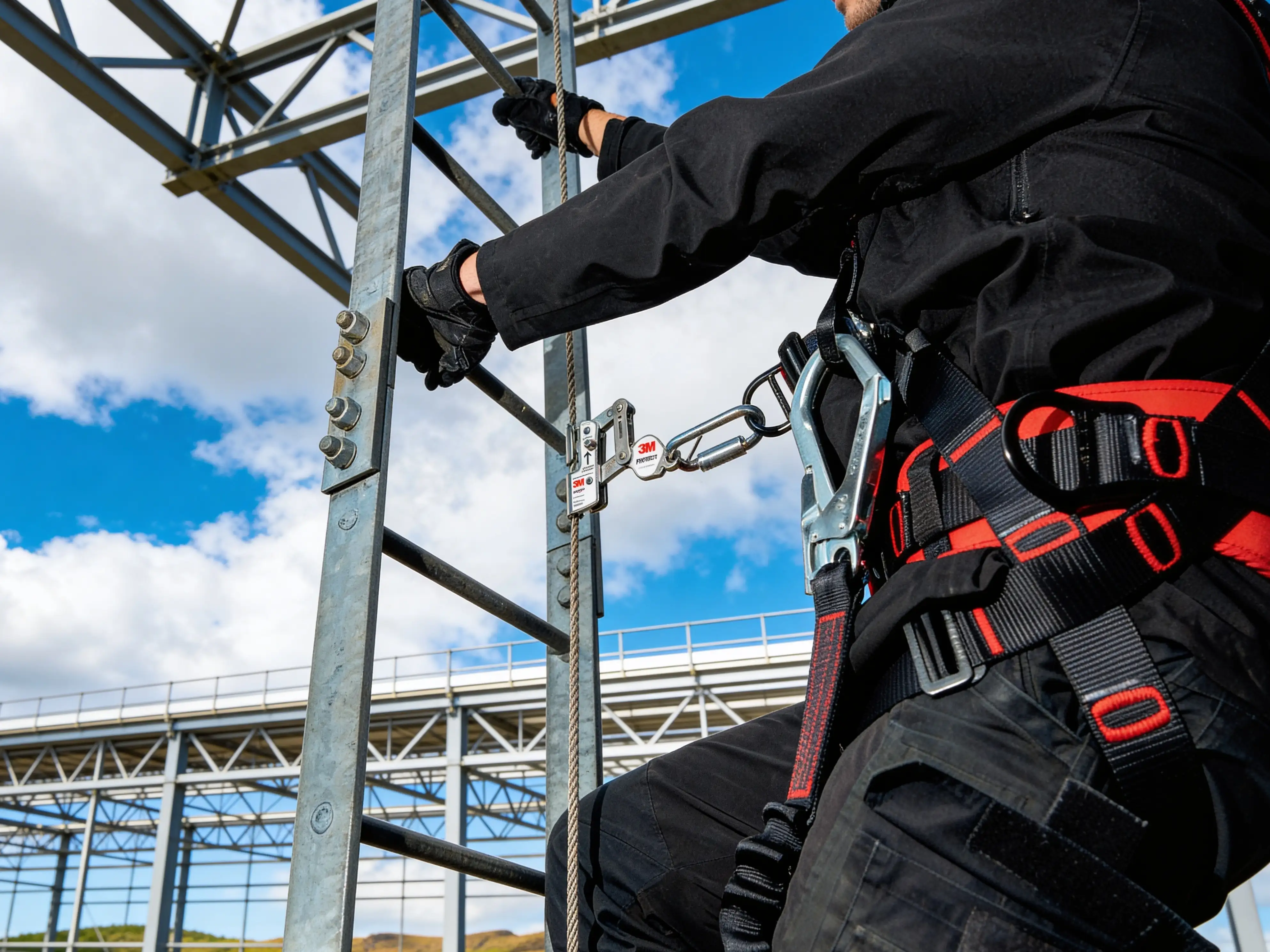 Sistem Cabloc pe scară fixă