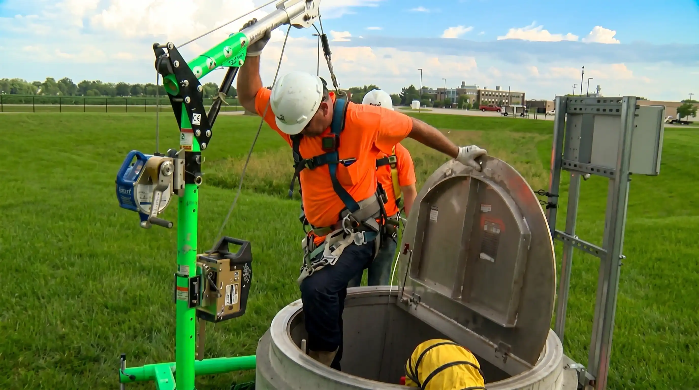 Spații închise confined spaces training VR