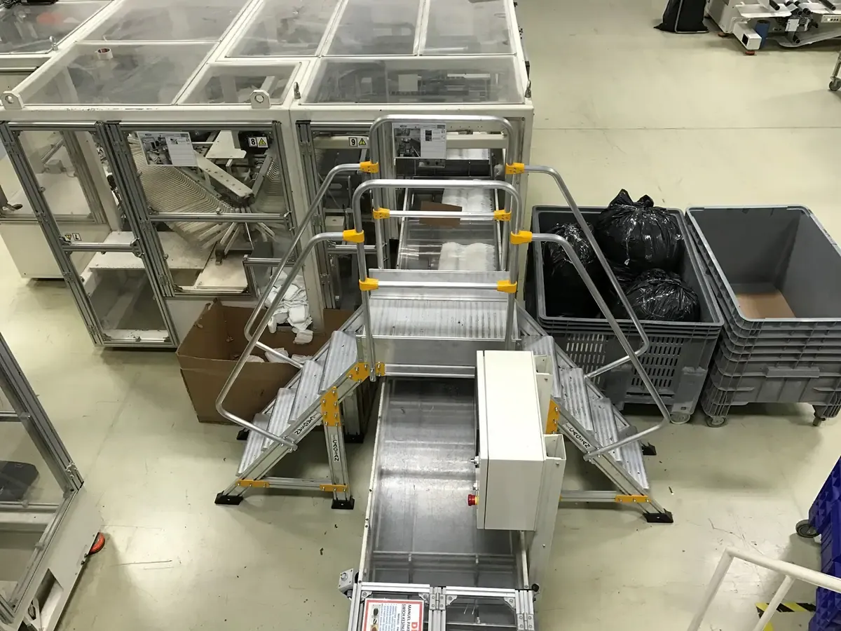 Platformă de trecere peste bandă transportoare — imaginea 3