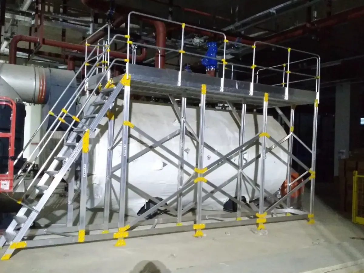 Platformă de acces pentru rezervoare, silozuri și HVAC — imaginea 5
