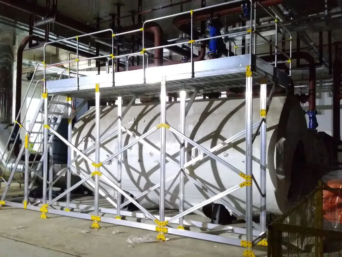 Platformă de acces pentru rezervoare, silozuri și HVAC — imaginea 6