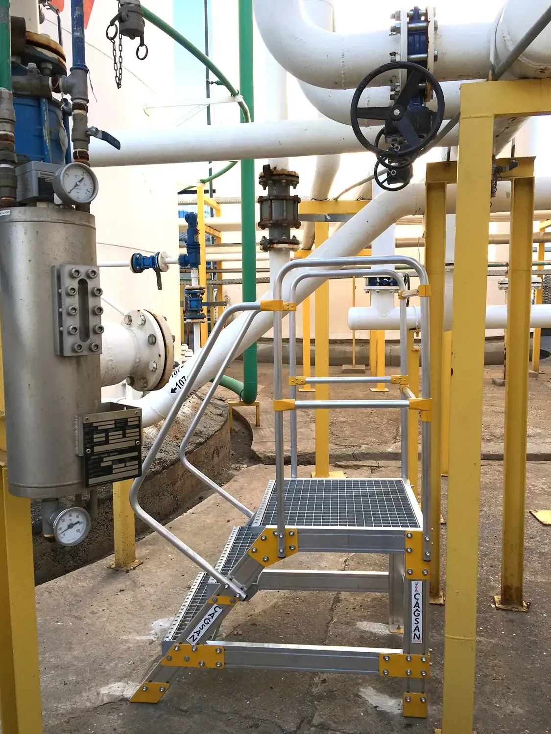 Platformă de acces pentru rezervoare, silozuri și HVAC — imaginea 18
