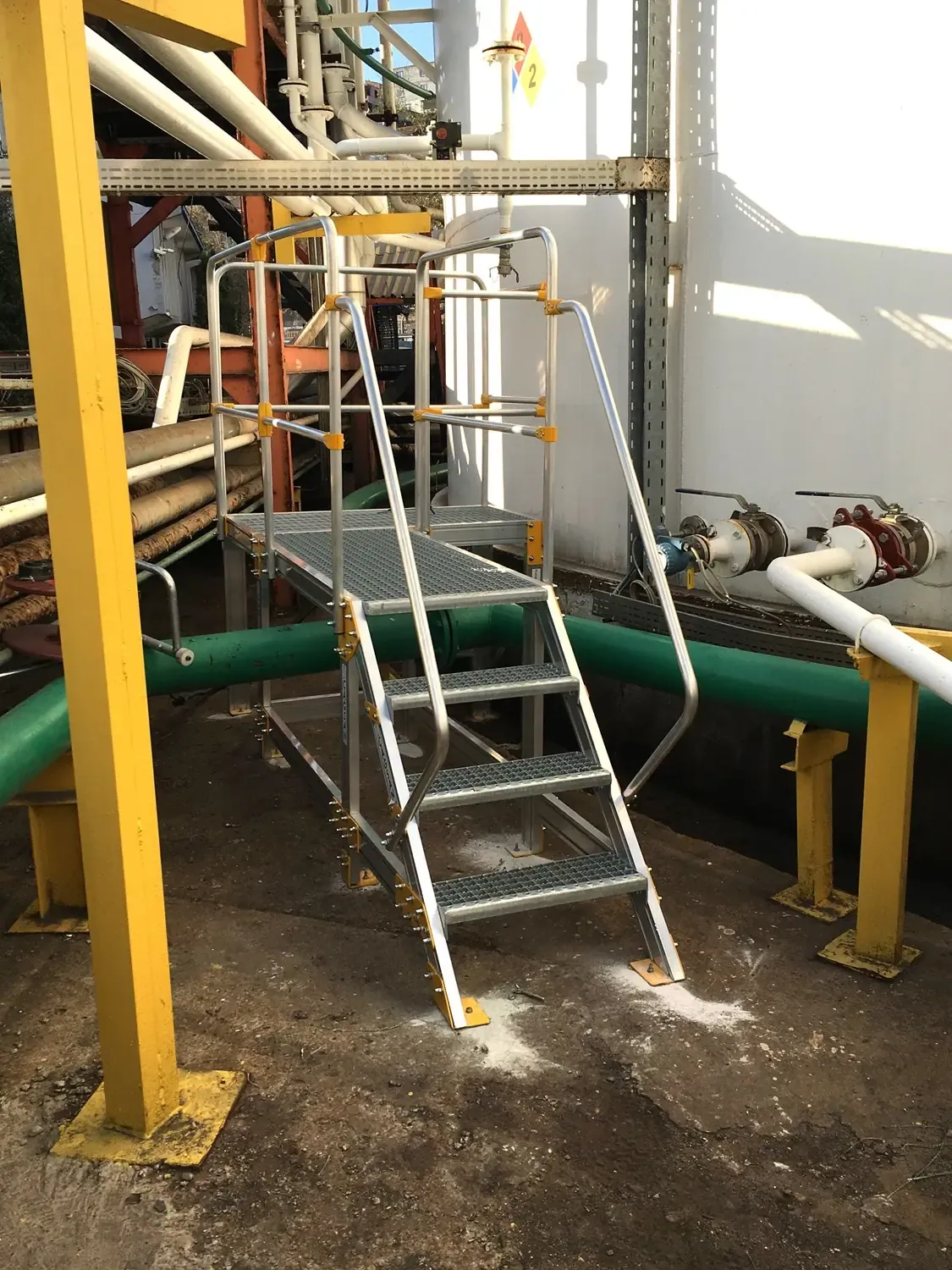Platformă de acces pentru rezervoare, silozuri și HVAC — imaginea 20