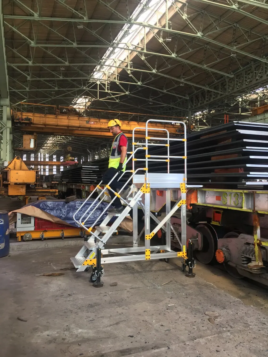 Platformă mobilă și reglabilă industrială — imaginea 38