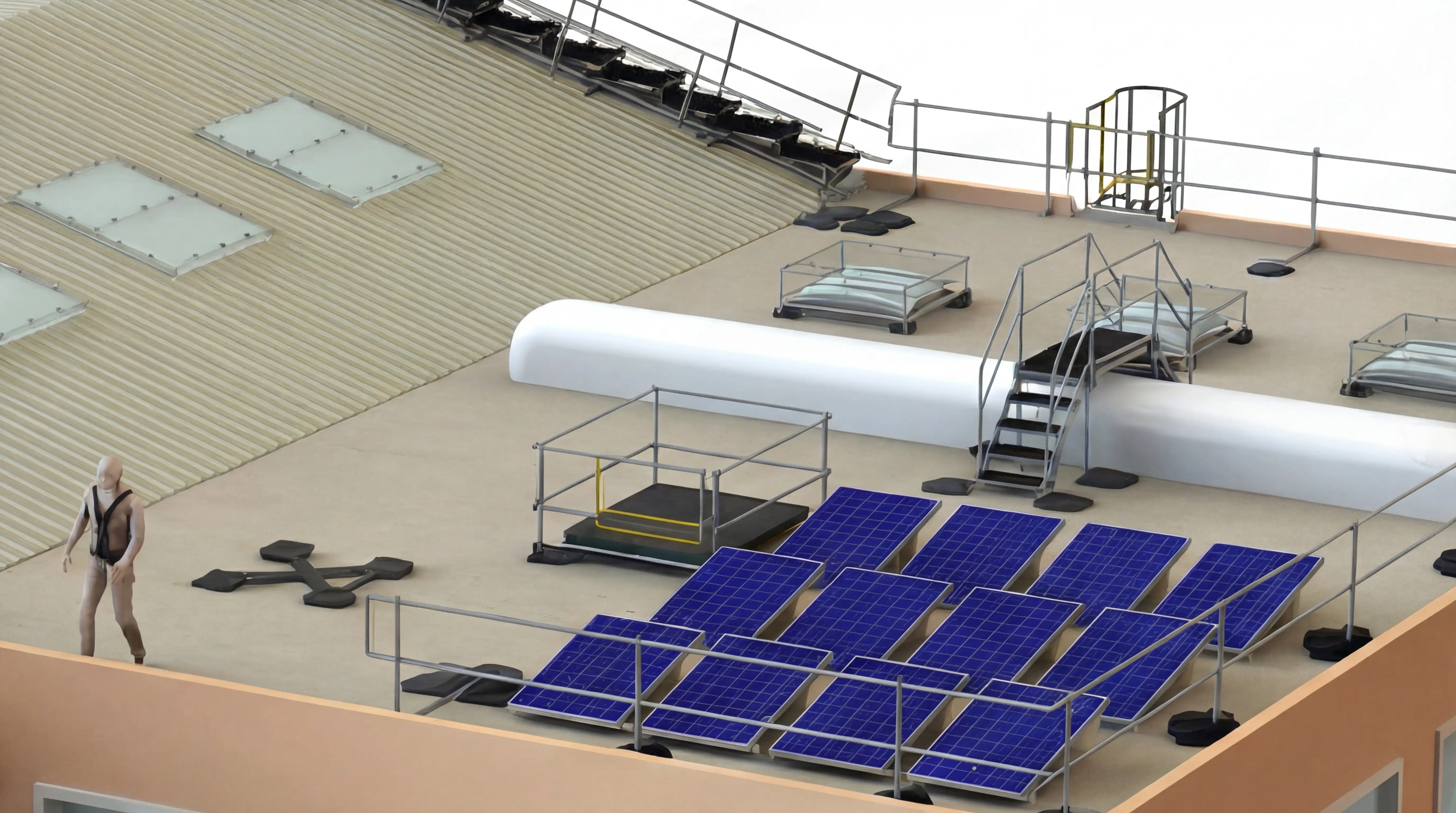 Acoperis sigur — sistem protecție lucru la înălțime