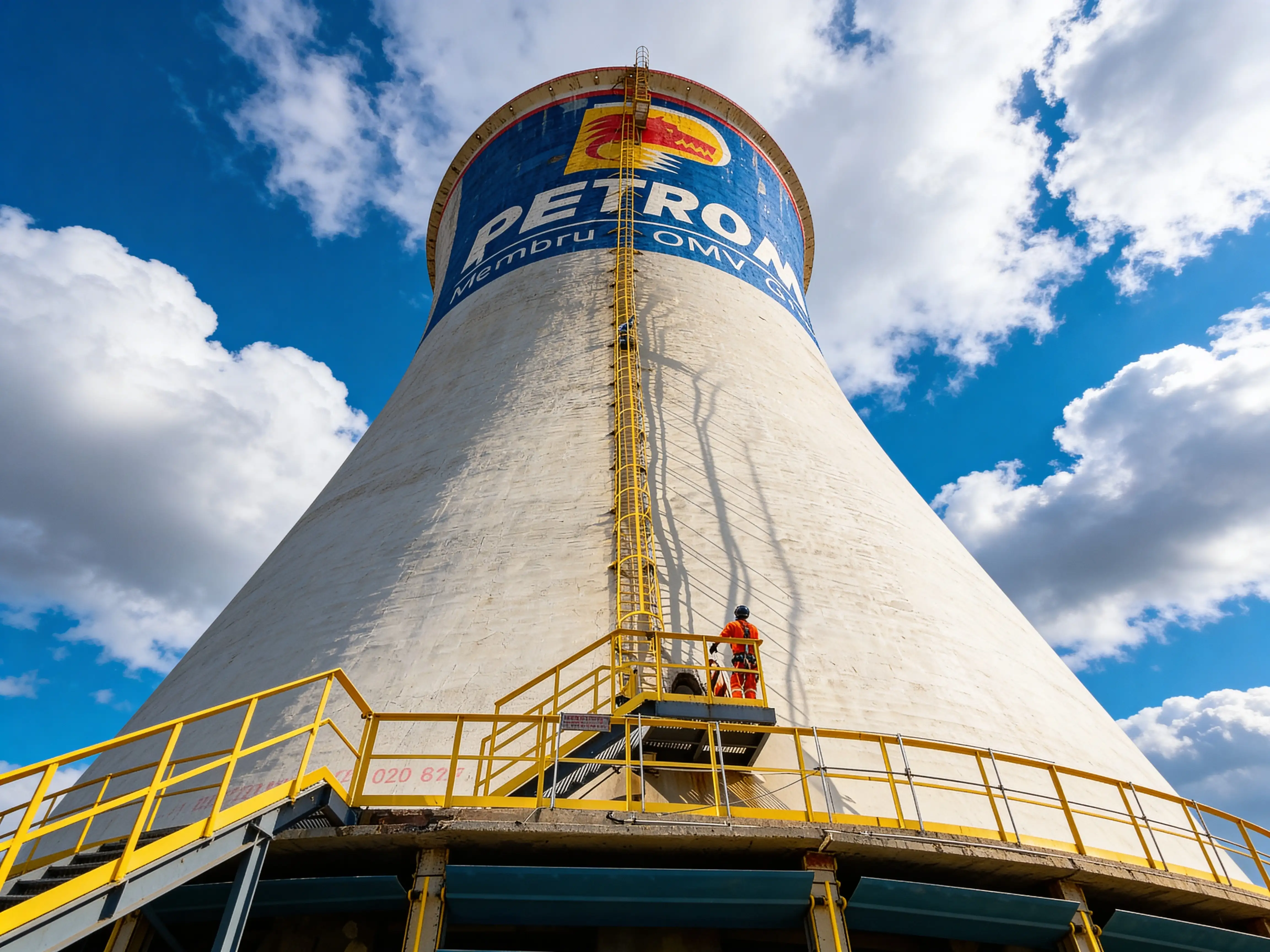 Scară cu crinolină industrială